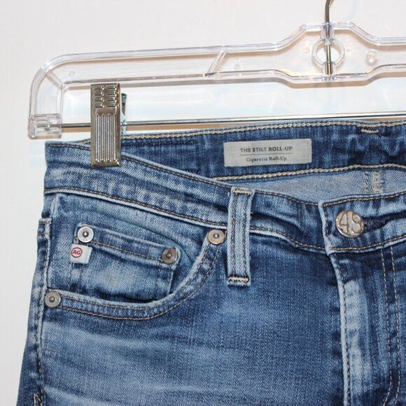 Ag Adriano Goldschmied the Stilt Roll Up Cigarette Skinny Jeans Women's Sz 26 - Picture 5 of 13